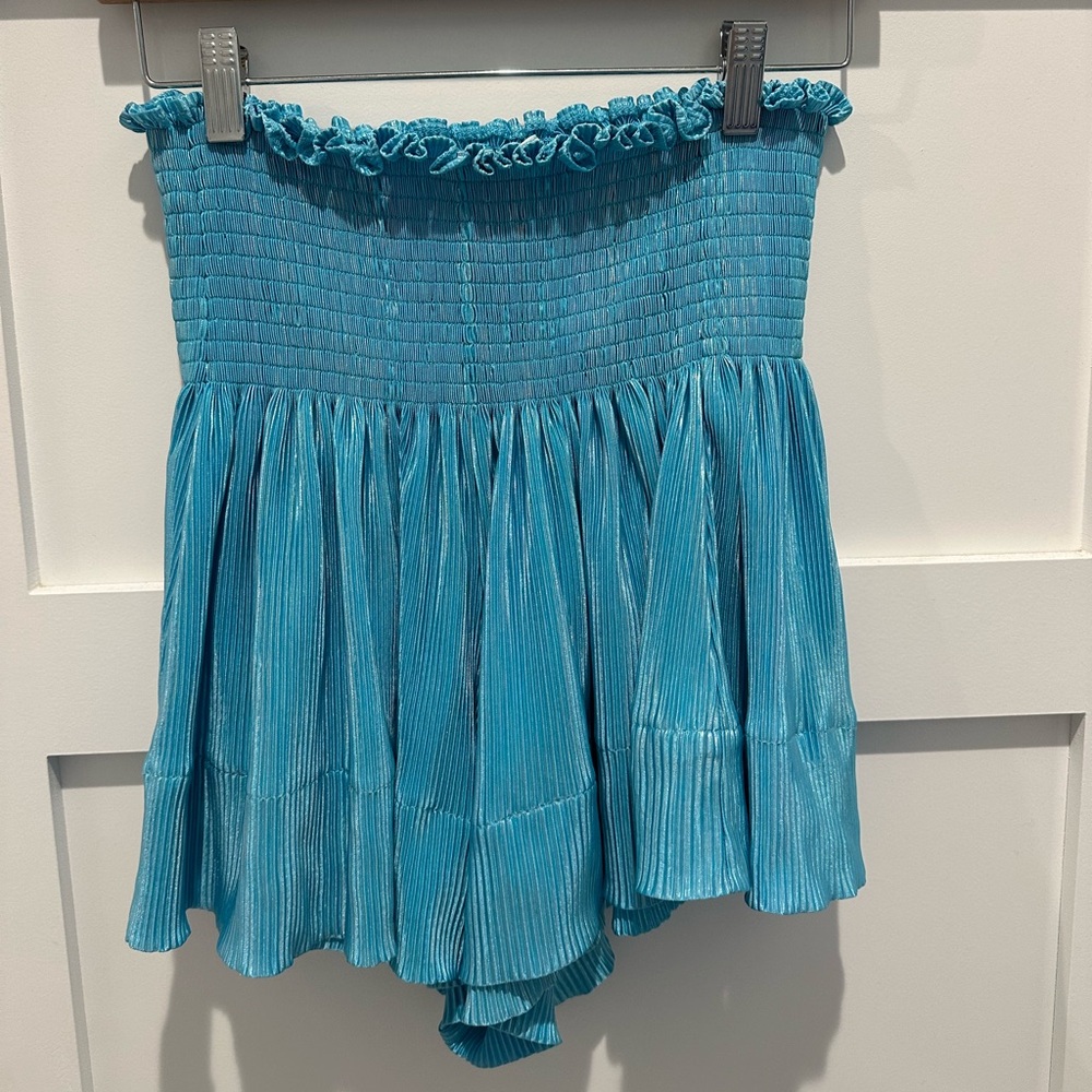 Queen of Sparkles Light Blue Skort